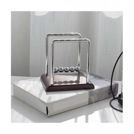 Newtons Cradle 5 Pendulum Balls Steel Balance Balls Science Educational Toys for Home Office Desk Decorative Ornament Gift $1...