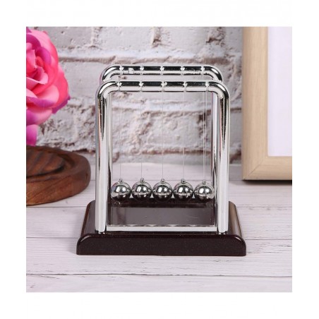 Newtons Cradle 5 Pendulum Balls Steel Balance Balls Science Educational Toys for Home Office Desk Decorative Ornament Gift $1...