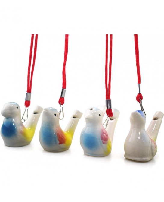 4PCS Water Bird Whistle Toys of Ceramic with Hanging Rope Toys for Kids Birthday Gift Party Gifts Easter Gifts $25.03 Noisema...
