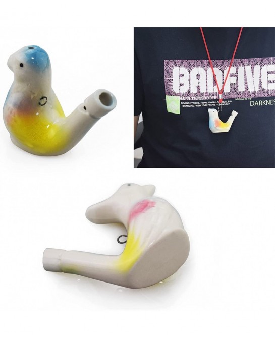 4PCS Water Bird Whistle Toys of Ceramic with Hanging Rope Toys for Kids Birthday Gift Party Gifts Easter Gifts $25.03 Noisema...