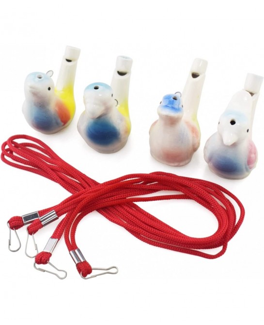 4PCS Water Bird Whistle Toys of Ceramic with Hanging Rope Toys for Kids Birthday Gift Party Gifts Easter Gifts $25.03 Noisema...