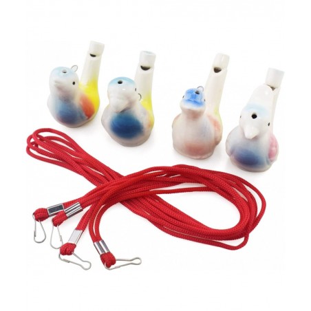 4PCS Water Bird Whistle Toys of Ceramic with Hanging Rope Toys for Kids Birthday Gift Party Gifts Easter Gifts $25.03 Noisema...