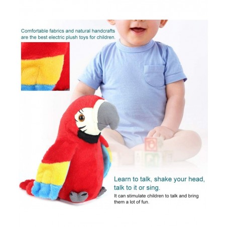 Recording Learning Talking Plush Natural Handcrafts Talking Plush Interactive Toys for Interactive Puzzle Game for Stimulate ...
