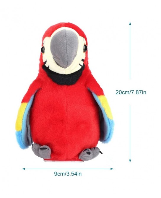 Recording Learning Talking Plush Natural Handcrafts Talking Plush Interactive Toys for Interactive Puzzle Game for Stimulate ...