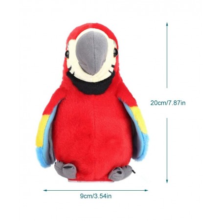 Recording Learning Talking Plush Natural Handcrafts Talking Plush Interactive Toys for Interactive Puzzle Game for Stimulate ...