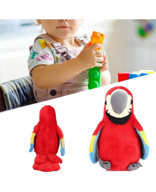 Recording Learning Talking Plush Natural Handcrafts Talking Plush Interactive Toys for Interactive Puzzle Game for Stimulate ...