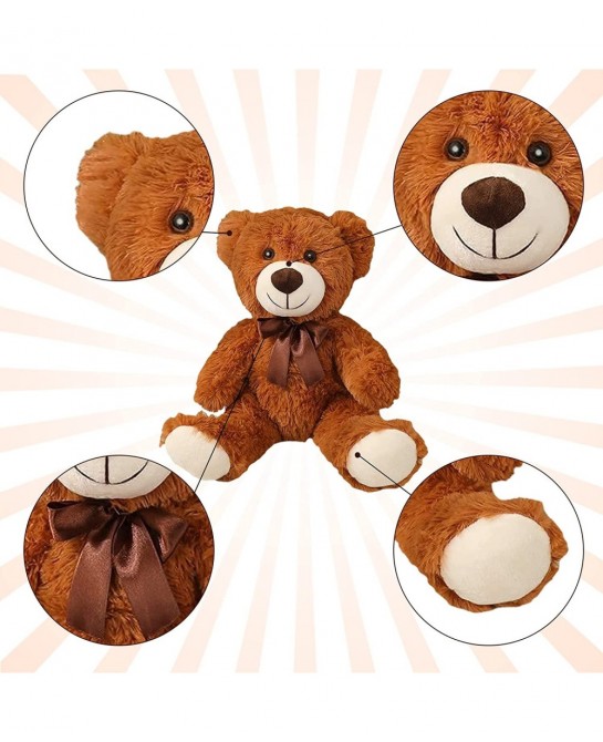 6Pack Plush Toys 14 Inches Teddy Bear Stuffed Animals Gifts for Baby Shower Birthday Xmas Valentines Day $64.76 Stuffed Anima...