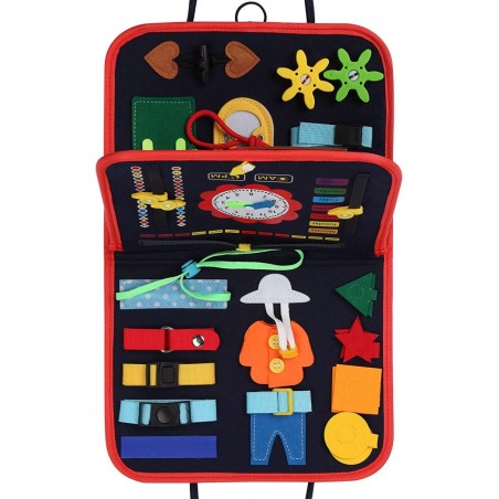 Busy Board for Toddlers Montessori Toys Developing Sensory Activity Book Preschool Learning Activities Early Educational Toy ...