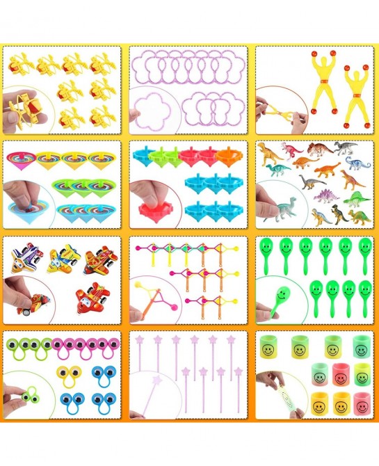 254 Pcs Party Favors for Kids 4-8 8-12 Carnival Prizes Birthday Gift Toys Stocking Stuffers Treasure Box Toys School Classroo...
