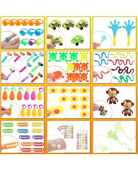 254 Pcs Party Favors for Kids 4-8 8-12 Carnival Prizes Birthday Gift Toys Stocking Stuffers Treasure Box Toys School Classroo...