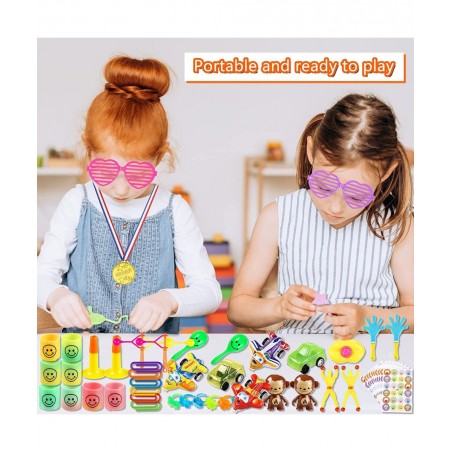 254 Pcs Party Favors for Kids 4-8 8-12 Carnival Prizes Birthday Gift Toys Stocking Stuffers Treasure Box Toys School Classroo...