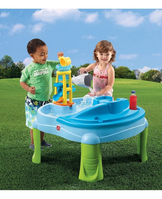 Splash N Scoop Bay Sand and Water Table Multicolor Deluxe Pack: Includes 7 Piece Accessory Set $113.76 Sandboxes & Beach Toys