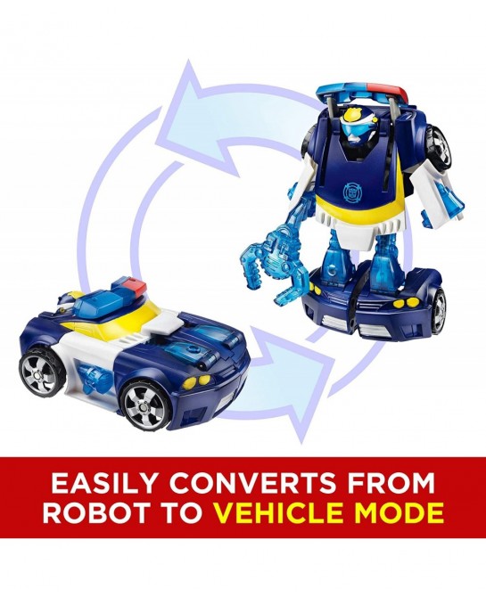 Heroes Transformers Rescue Bots Energize Chase the Police-Bot Action Figure Ages 3-7 (Amazon Exclusive) $19.41 Action Figures