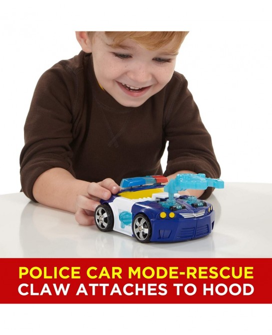 Heroes Transformers Rescue Bots Energize Chase the Police-Bot Action Figure Ages 3-7 (Amazon Exclusive) $19.41 Action Figures