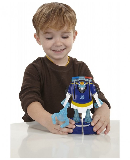 Heroes Transformers Rescue Bots Energize Chase the Police-Bot Action Figure Ages 3-7 (Amazon Exclusive) $19.41 Action Figures