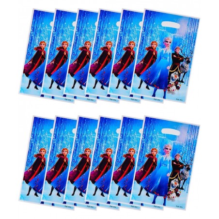30PCS Frozen-themed Plastic Treat Bags Birthday Party Favor Bags Party Gift Goody Bags for Kids Birthday Frozen Party $15.95 ...