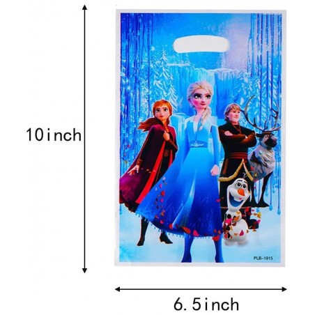 30PCS Frozen-themed Plastic Treat Bags Birthday Party Favor Bags Party Gift Goody Bags for Kids Birthday Frozen Party $15.95 ...