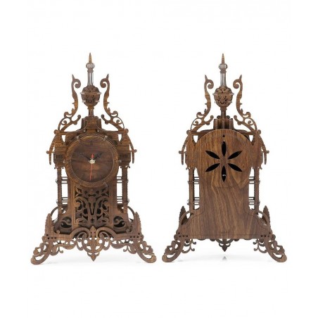 3D Wooden Puzzle Clock Model Kits Wood Puzzle Clock for Adults - Tower Clock 47pcs Jigsaw Laser Cut Puzzle $50.57 3-D Puzzles