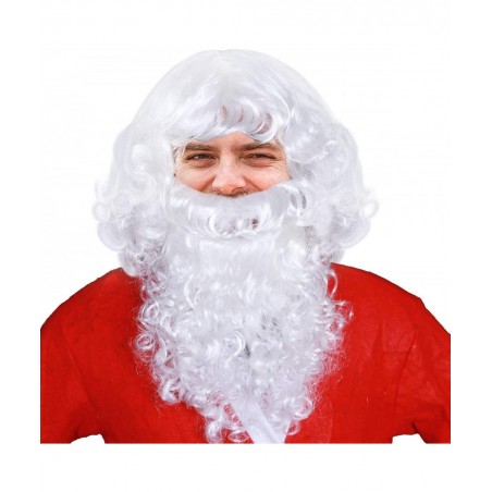 Santa Wig and Beard Set Christmas Wig White Fancy Dress Costume $20.08 Kids' Dress-Up Accessories