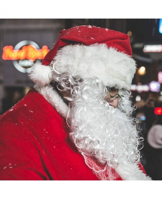 Santa Wig and Beard Set Christmas Wig White Fancy Dress Costume $20.08 Kids' Dress-Up Accessories