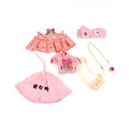 1Set Cartoon Stuffed Duck Clothing Plush Duck Clothing Accessorie Duck Plush Doll Clothes Plush Duck Clothes for 30cm Plush D...