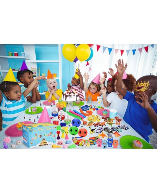 Kids Party Favors 100 Pcs Goodie Bag Stuffers Fillers Teacher Treasure Box Students Classroom Reward Prizes Pinata Stuffers F...