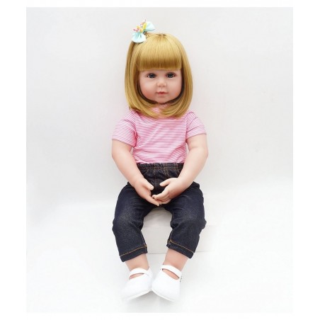 Reborn Baby Dolls Clothes Girl Outfit Accessories Fits 17-19 inch Reborn Baby Girl Newborn Doll Clothing $31.22 Doll Accessories