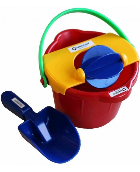 Spielstabil Bucket Mill 3 Piece Set - Includes Bucket Sand Scoop and Spinning Wheel (Made in Germany) $33.00 Sandboxes & Beac...