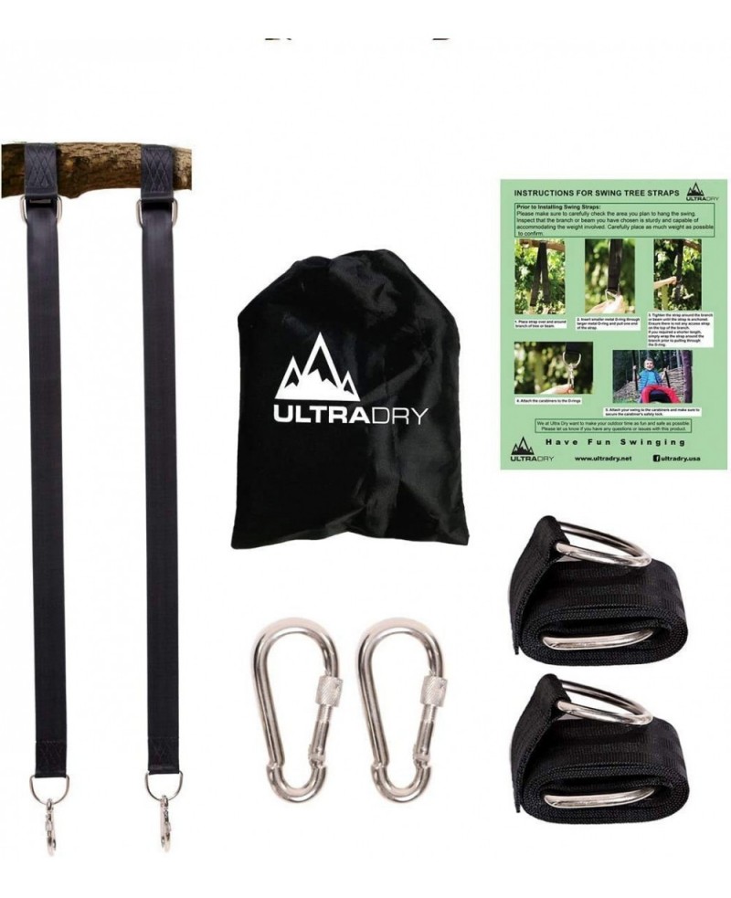 Tree Swing Hanging Kit Straps for Baby Swings Tire Swings Hammocks Swingset Accessories Outdoor $40.72 Play Sets & Playground...