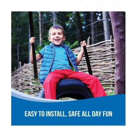 Tree Swing Hanging Kit Straps for Baby Swings Tire Swings Hammocks Swingset Accessories Outdoor $40.72 Play Sets & Playground...