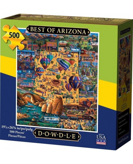 Dowdle Jigsaw Puzzle - Best of Arizona - 500 Piece $42.09 Jigsaw Puzzles