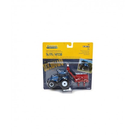 1/64 New Holland T6.175 MFD with H7230 Mower Conditioner $68.87 Kids' Play Tractors