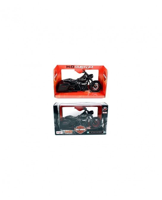 2017 Harley Davidson King Road Special Black Motorcycle Model 1/12 32336 Toy $29.97 Play Figure Vehicles