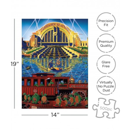 Grateful Dead Puzzle (500 Piece Jigsaw Puzzle) - Glare Free - Precision Fit - Officially Licensed Grateful Dead Merchandise &...