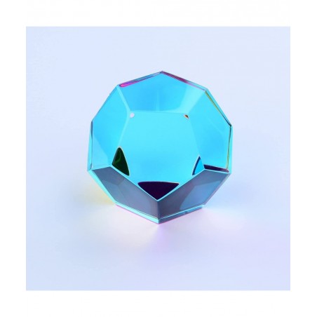 CMY Cubes? - The MUNDUS (50mm) - CMY Dodecahedron Optical Polyhedron - Cyan Magenta Yellow - Subtractive Color Mixing Diamond...