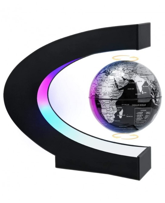 Magnetic Levitating Globe with LED Light Cool Tech Gift for Men Father Boys Birthday Gifts for Kids Floating Globes World Des...