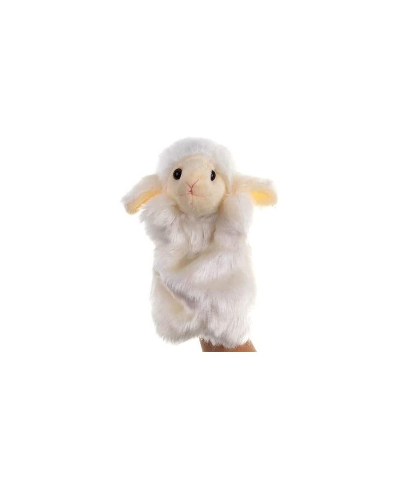 Sheep Hand Puppets Plush Animal Toys for Imaginative Pretend Play Stocking Storytelling White $17.37 Hand Puppets