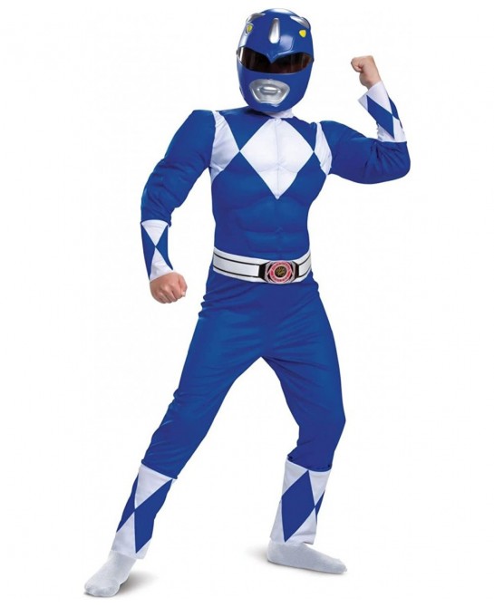 Power Rangers Boys Blue Ranger Costume $36.87 Kids' Costumes
