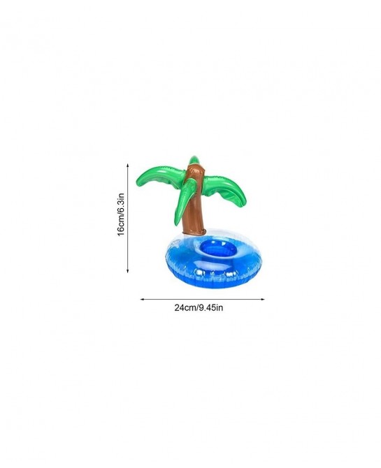 Palm Tree Pool Side Cup Holder Inflatable Water Fun Drink Float $25.30 Swimming Pool & Outdoor Water Toys