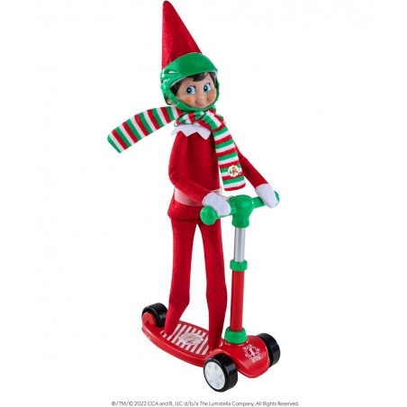 Elf on The Shelf Scout Boy (Blue Eyed Boy) with Elves at Play Stand-N-Scoot $71.95 Stuffed Animals & Teddy Bears
