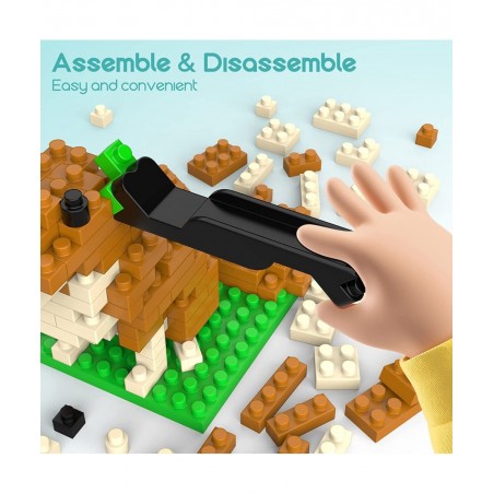12 in 1 Box Mini Dog Building Blocks Sets for Goodie Bags Prizes Boy and Girls Birthday Gifts Party Favors for Kids 8-12 1372...