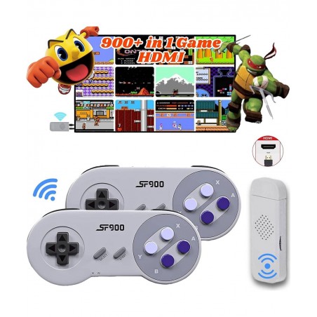 Classic Retro Game Console with 926 Video Game and Wireless Controller 8&16-BIT and HD HDMI Output Video Games for Kids and A...