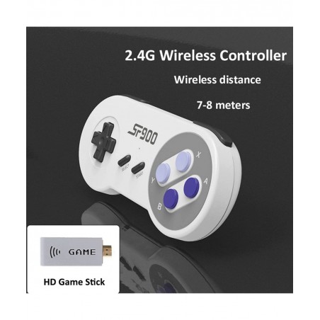 Classic Retro Game Console with 926 Video Game and Wireless Controller 8&16-BIT and HD HDMI Output Video Games for Kids and A...