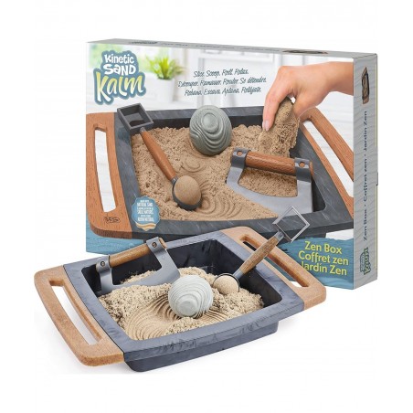 Kalm Zen Garden Box Fidget Toy with All-Natural and 3 Tools for Relaxing Play Sensory Toys Sand Toys for Adults and Kids $50....