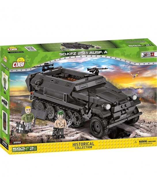 592 Pcs Historical Collection WWII /2552/ Sd.Kfz 251/1 Ausf.A $69.66 Toy Building Sets
