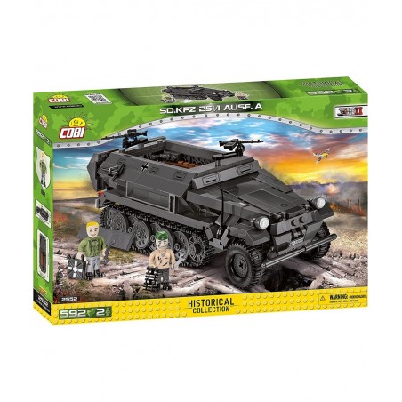 592 Pcs Historical Collection WWII /2552/ Sd.Kfz 251/1 Ausf.A $69.66 Toy Building Sets