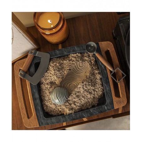 Kalm Zen Garden Box Fidget Toy with All-Natural and 3 Tools for Relaxing Play Sensory Toys Sand Toys for Adults and Kids $50....