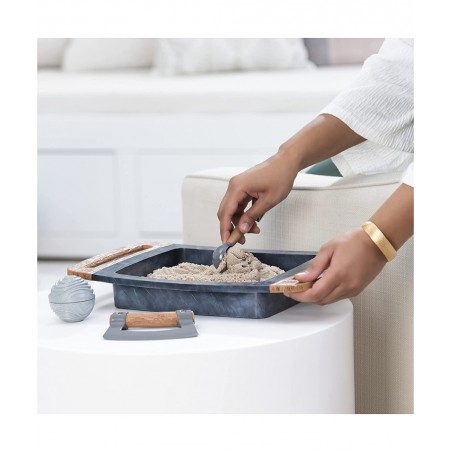 Kalm Zen Garden Box Fidget Toy with All-Natural and 3 Tools for Relaxing Play Sensory Toys Sand Toys for Adults and Kids $50....