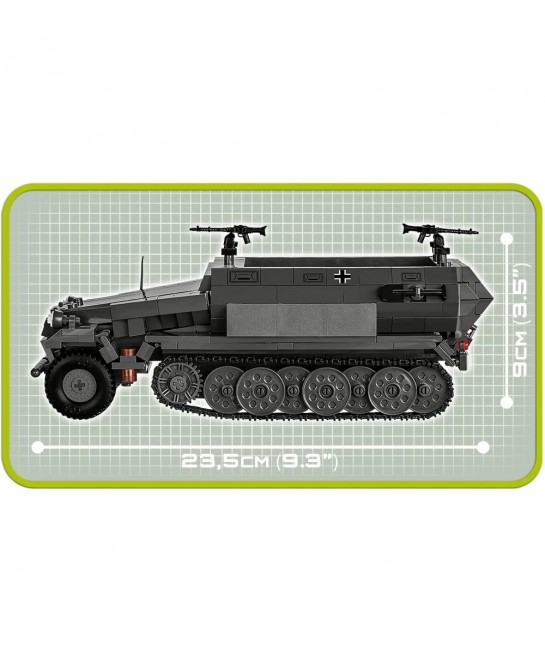 592 Pcs Historical Collection WWII /2552/ Sd.Kfz 251/1 Ausf.A $69.66 Toy Building Sets
