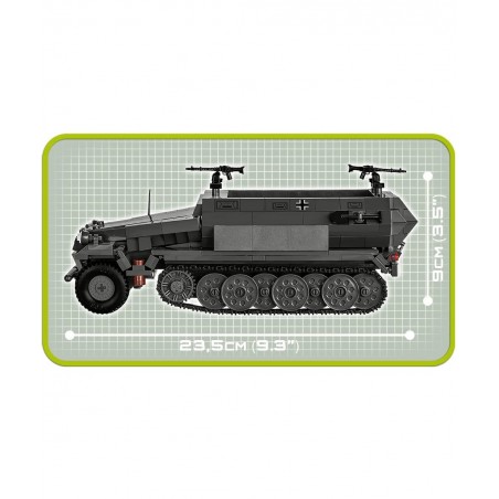 592 Pcs Historical Collection WWII /2552/ Sd.Kfz 251/1 Ausf.A $69.66 Toy Building Sets